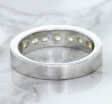 Load image into Gallery viewer, 1.18ctw Round Yellow Sapphire Ring in 18K White Gold