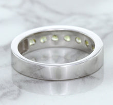 Load image into Gallery viewer, 1.18ctw Round Yellow Sapphire Ring in 18K White Gold