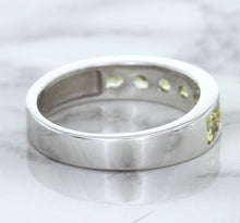 Load image into Gallery viewer, 1.18ctw Round Yellow Sapphire Ring in 18K White Gold