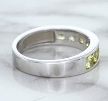Load image into Gallery viewer, 1.18ctw Round Yellow Sapphire Ring in 18K White Gold