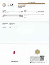 Load image into Gallery viewer, 1.08ct Oval Padparadscha Ring with Diamond Halo in 18K Rose Gold