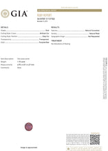 Load image into Gallery viewer, 1.75ct Round Ruby Ring with Diamond Halo in 18K White Gold