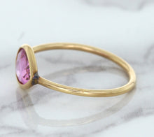 Load image into Gallery viewer, 1.09ct. Pear Pink Sapphire Ring in 14K Rose Gold
