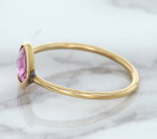 Load image into Gallery viewer, 1.09ct. Pear Pink Sapphire Ring in 14K Rose Gold