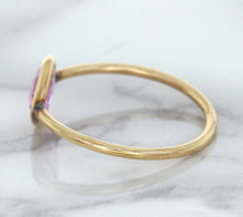 Load image into Gallery viewer, 1.09ct. Pear Pink Sapphire Ring in 14K Rose Gold