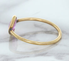 Load image into Gallery viewer, 1.09ct. Pear Pink Sapphire Ring in 14K Rose Gold
