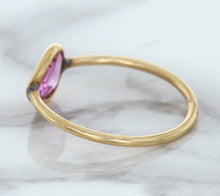 Load image into Gallery viewer, 1.09ct. Pear Pink Sapphire Ring in 14K Rose Gold