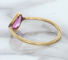 Load image into Gallery viewer, 1.09ct. Pear Pink Sapphire Ring in 14K Rose Gold