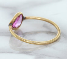 Load image into Gallery viewer, 1.09ct. Pear Pink Sapphire Ring in 14K Rose Gold