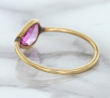 Load image into Gallery viewer, 1.09ct. Pear Pink Sapphire Ring in 14K Rose Gold