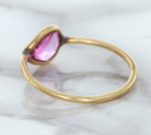 Load image into Gallery viewer, 1.09ct. Pear Pink Sapphire Ring in 14K Rose Gold