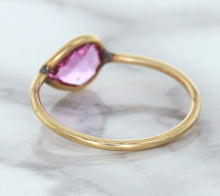 Load image into Gallery viewer, 1.09ct. Pear Pink Sapphire Ring in 14K Rose Gold
