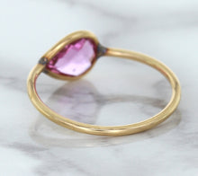 Load image into Gallery viewer, 1.09ct. Pear Pink Sapphire Ring in 14K Rose Gold