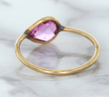 Load image into Gallery viewer, 1.09ct. Pear Pink Sapphire Ring in 14K Rose Gold
