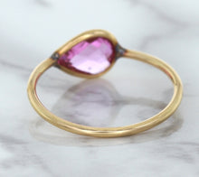 Load image into Gallery viewer, 1.09ct. Pear Pink Sapphire Ring in 14K Rose Gold