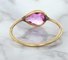 Load image into Gallery viewer, 1.09ct. Pear Pink Sapphire Ring in 14K Rose Gold