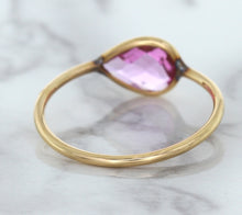 Load image into Gallery viewer, 1.09ct. Pear Pink Sapphire Ring in 14K Rose Gold