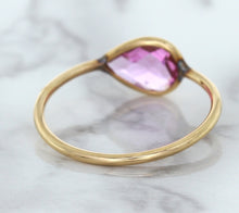 Load image into Gallery viewer, 1.09ct. Pear Pink Sapphire Ring in 14K Rose Gold