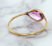 Load image into Gallery viewer, 1.09ct. Pear Pink Sapphire Ring in 14K Rose Gold