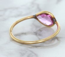 Load image into Gallery viewer, 1.09ct. Pear Pink Sapphire Ring in 14K Rose Gold
