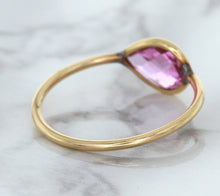 Load image into Gallery viewer, 1.09ct. Pear Pink Sapphire Ring in 14K Rose Gold