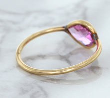 Load image into Gallery viewer, 1.09ct. Pear Pink Sapphire Ring in 14K Rose Gold