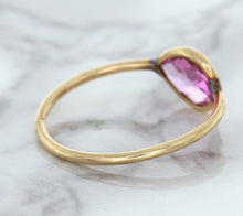 Load image into Gallery viewer, 1.09ct. Pear Pink Sapphire Ring in 14K Rose Gold