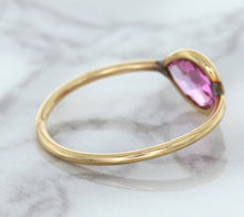 Load image into Gallery viewer, 1.09ct. Pear Pink Sapphire Ring in 14K Rose Gold