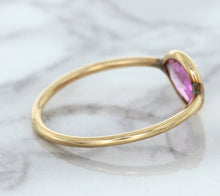 Load image into Gallery viewer, 1.09ct. Pear Pink Sapphire Ring in 14K Rose Gold
