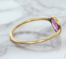 Load image into Gallery viewer, 1.09ct. Pear Pink Sapphire Ring in 14K Rose Gold