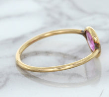 Load image into Gallery viewer, 1.09ct. Pear Pink Sapphire Ring in 14K Rose Gold
