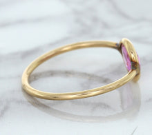 Load image into Gallery viewer, 1.09ct. Pear Pink Sapphire Ring in 14K Rose Gold