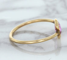 Load image into Gallery viewer, 1.09ct. Pear Pink Sapphire Ring in 14K Rose Gold