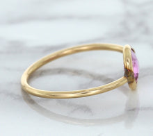 Load image into Gallery viewer, 1.09ct. Pear Pink Sapphire Ring in 14K Rose Gold