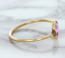 Load image into Gallery viewer, 1.09ct. Pear Pink Sapphire Ring in 14K Rose Gold