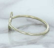 Load image into Gallery viewer, 0.84ct. Pear Shape White Sapphire Ring in 14K White Gold