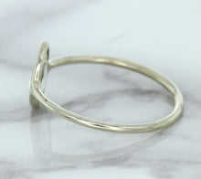 Load image into Gallery viewer, 0.84ct. Pear Shape White Sapphire Ring in 14K White Gold