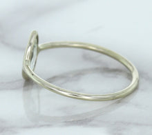 Load image into Gallery viewer, 0.84ct. Pear Shape White Sapphire Ring in 14K White Gold