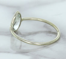 Load image into Gallery viewer, 0.84ct. Pear Shape White Sapphire Ring in 14K White Gold