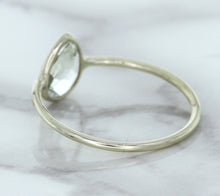 Load image into Gallery viewer, 0.84ct. Pear Shape White Sapphire Ring in 14K White Gold