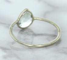 Load image into Gallery viewer, 0.84ct. Pear Shape White Sapphire Ring in 14K White Gold