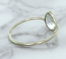 Load image into Gallery viewer, 0.84ct. Pear Shape White Sapphire Ring in 14K White Gold