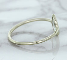 Load image into Gallery viewer, 0.84ct. Pear Shape White Sapphire Ring in 14K White Gold