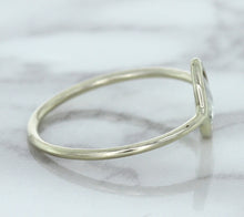 Load image into Gallery viewer, 0.84ct. Pear Shape White Sapphire Ring in 14K White Gold