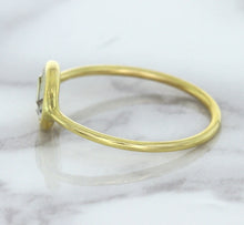 Load image into Gallery viewer, 1.33ct. Oval White Sapphire Ring in 14K Yellow Gold