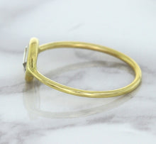 Load image into Gallery viewer, 1.33ct. Oval White Sapphire Ring in 14K Yellow Gold