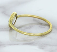 Load image into Gallery viewer, 1.33ct. Oval White Sapphire Ring in 14K Yellow Gold