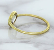 Load image into Gallery viewer, 1.33ct. Oval White Sapphire Ring in 14K Yellow Gold