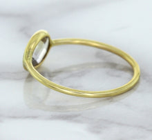 Load image into Gallery viewer, 1.33ct. Oval White Sapphire Ring in 14K Yellow Gold