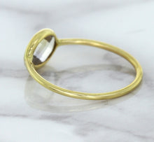 Load image into Gallery viewer, 1.33ct. Oval White Sapphire Ring in 14K Yellow Gold